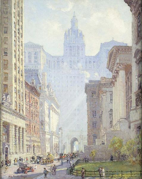 Chambers Street and the Municipal Building, N.Y.C.